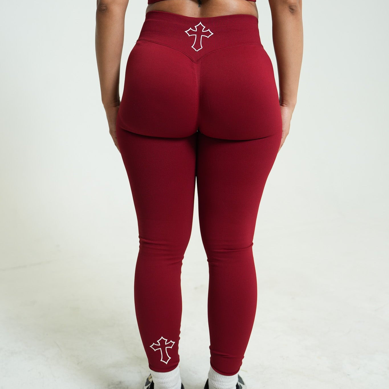 Halo Rise Leggings - Wine Red