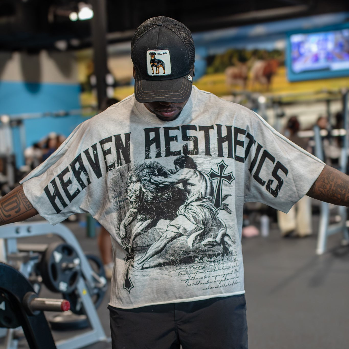 Samson Tee - Oversized Heavy Weight Pump Cover