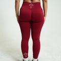 Halo Rise Leggings - Wine Red
