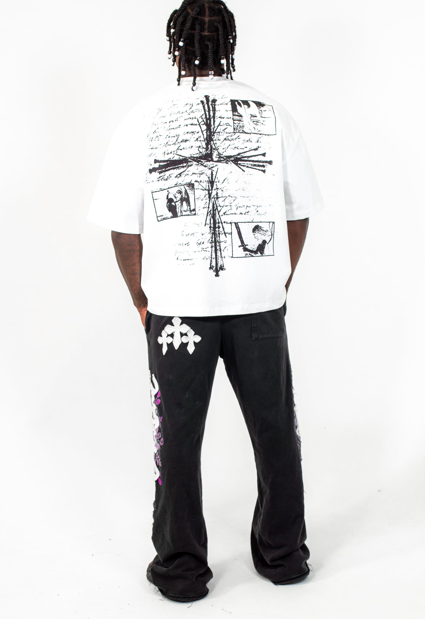 David and Goliath Tee - Oversized Heavy Weight Pump Cover